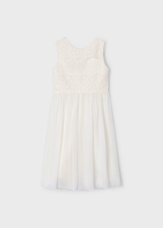 ENTERITO NIÑA MONO CEREMONIA CRUDO MAYORAL