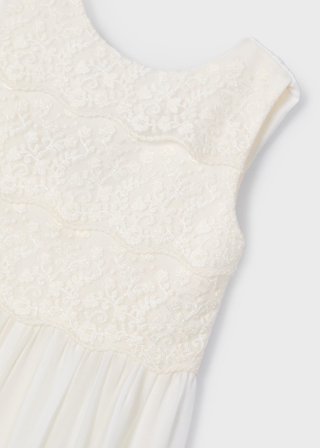 ENTERITO NIÑA MONO CEREMONIA CRUDO MAYORAL