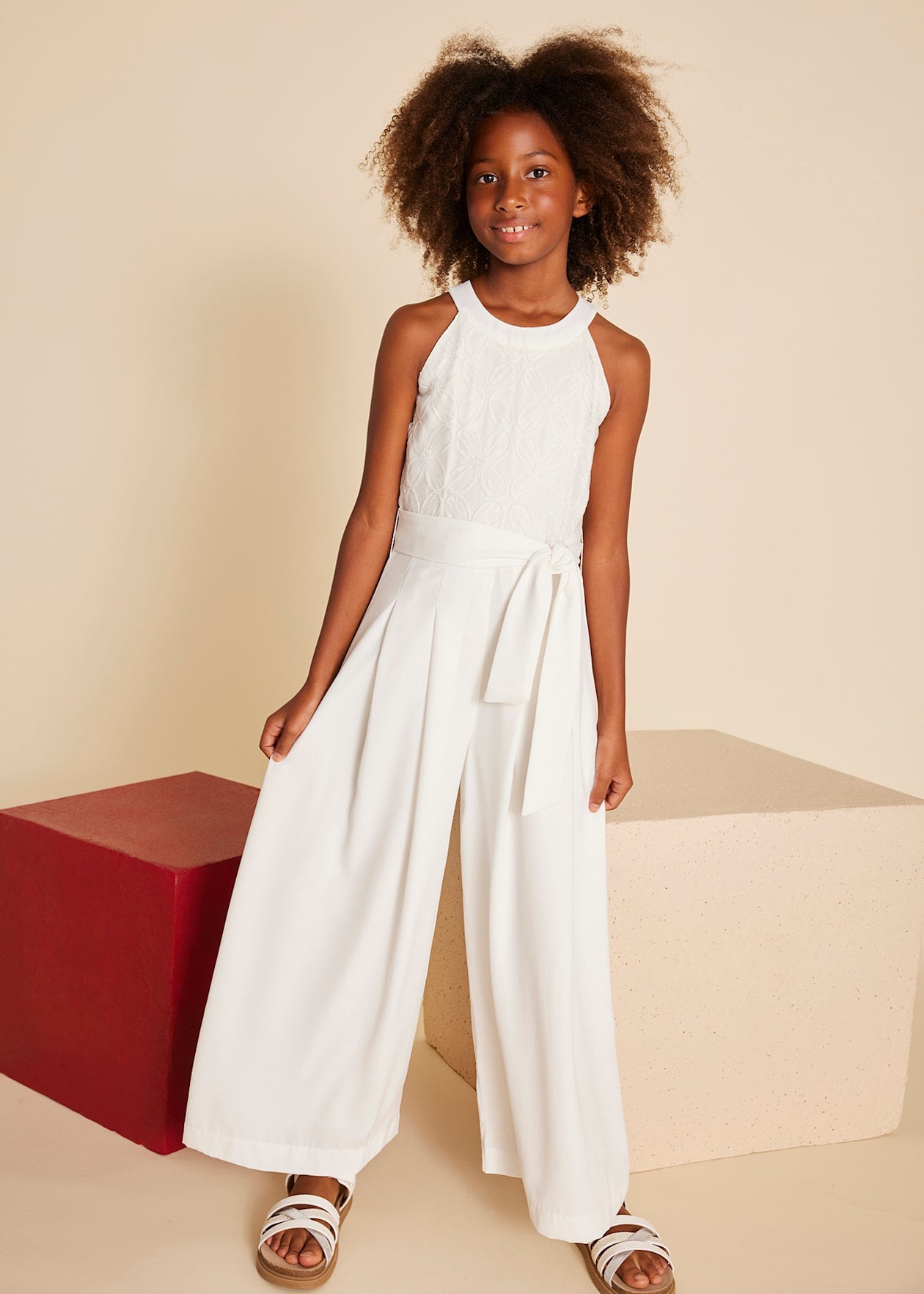 ENTERITO NIÑA LARGO COMBINADO CRUDO MAYORAL