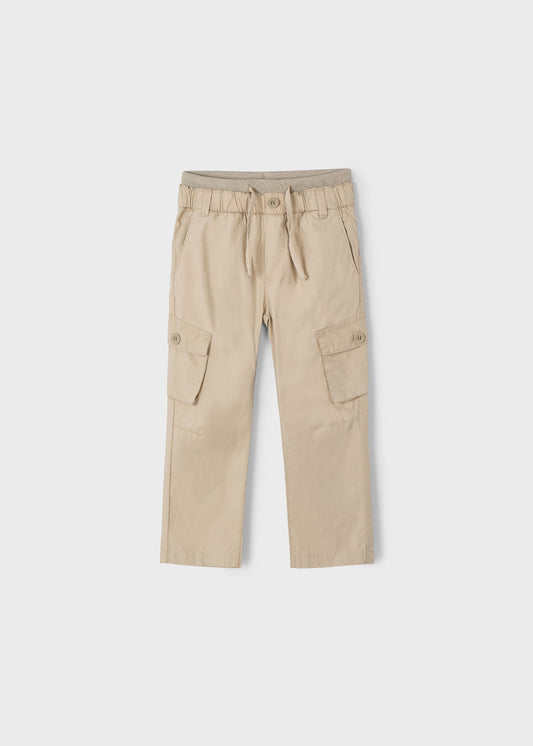 PANTALON NIÑO CARGO ALMENDRA MAYORAL