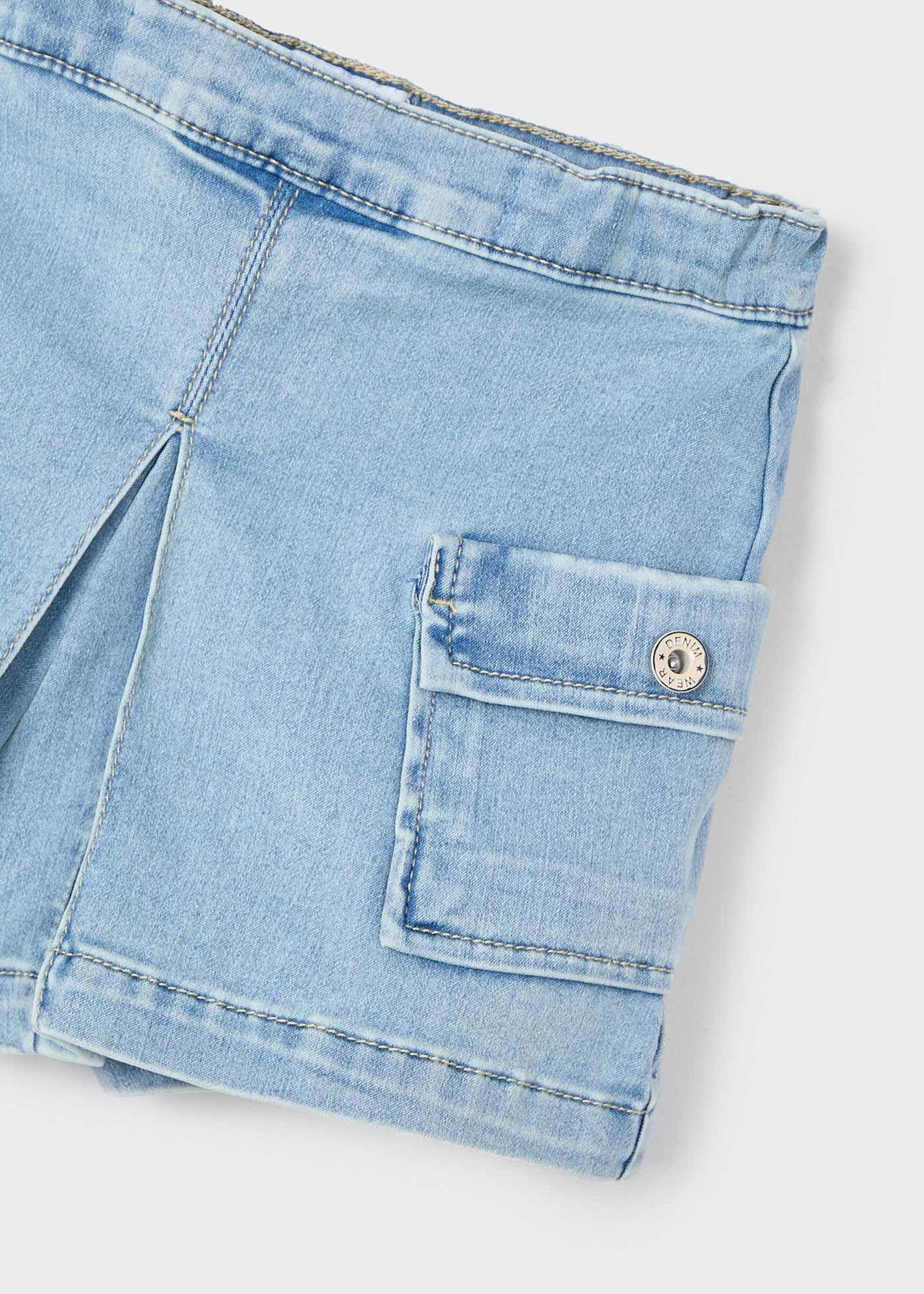 SHORT NIÑA JEANS CLARO MAYORAL