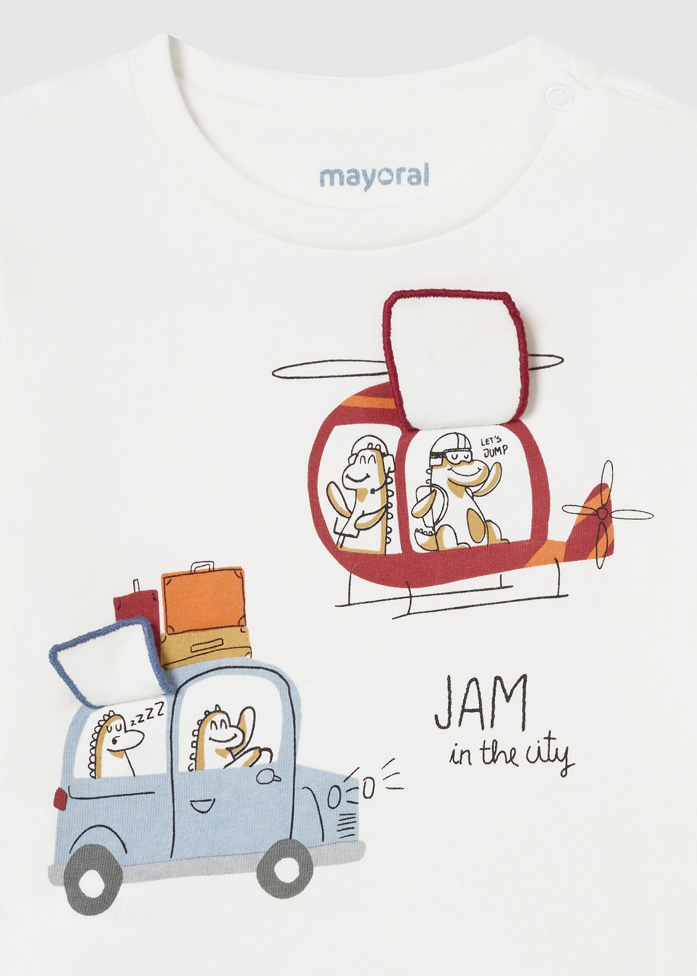 POLERA NIÑO INTERACTIVA TRANSPORTES MAYORAL