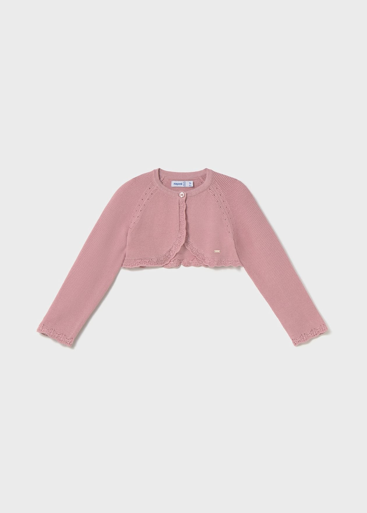 CHALECO NIÑA BOLERO ROSADO MAYORAL