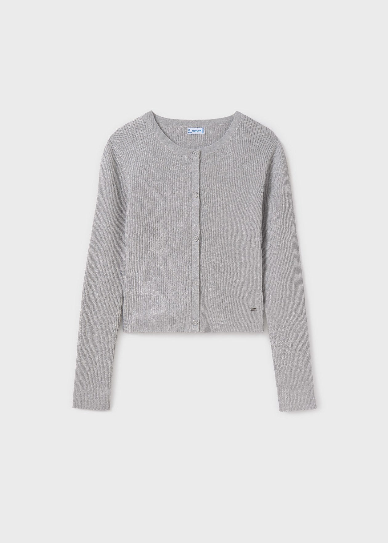 CHALECO NIÑA BRILLOS PLATA MAYORAL