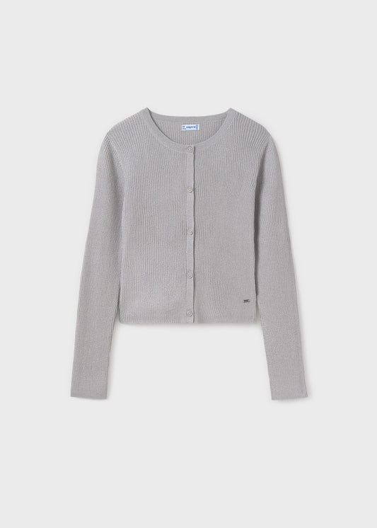 CHALECO NIÑA BRILLOS PLATA MAYORAL