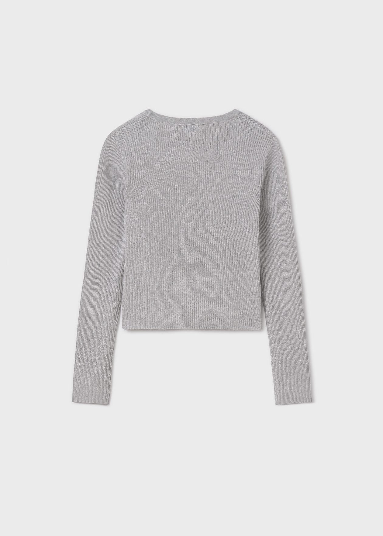 CHALECO NIÑA BRILLOS PLATA MAYORAL