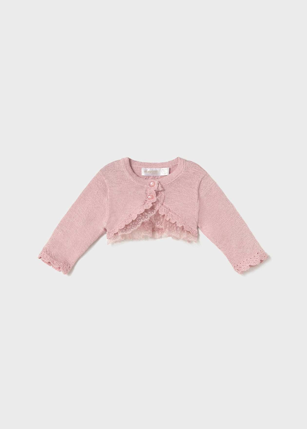 CHALECO NIÑA BOLERO ROSADO MAYORAL