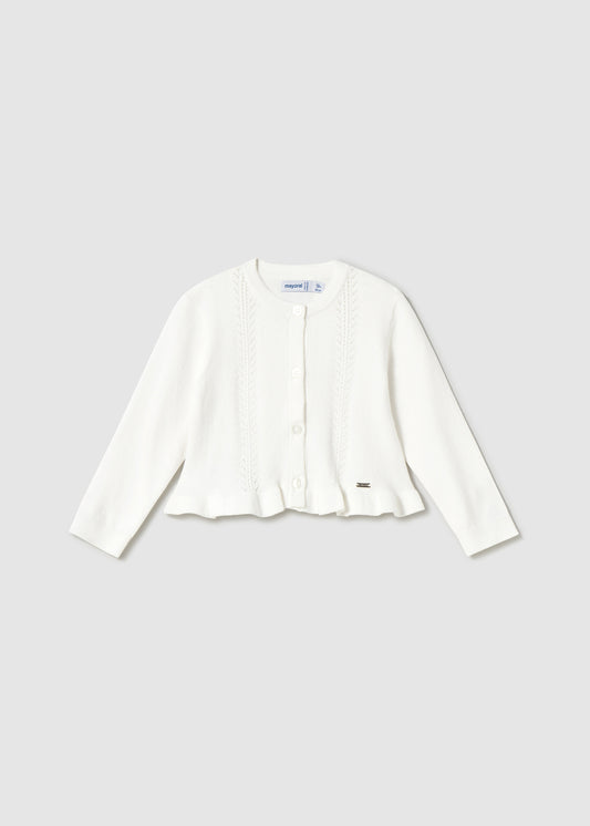 CHALECO NIÑA REBECA CRUDO MAYORAL