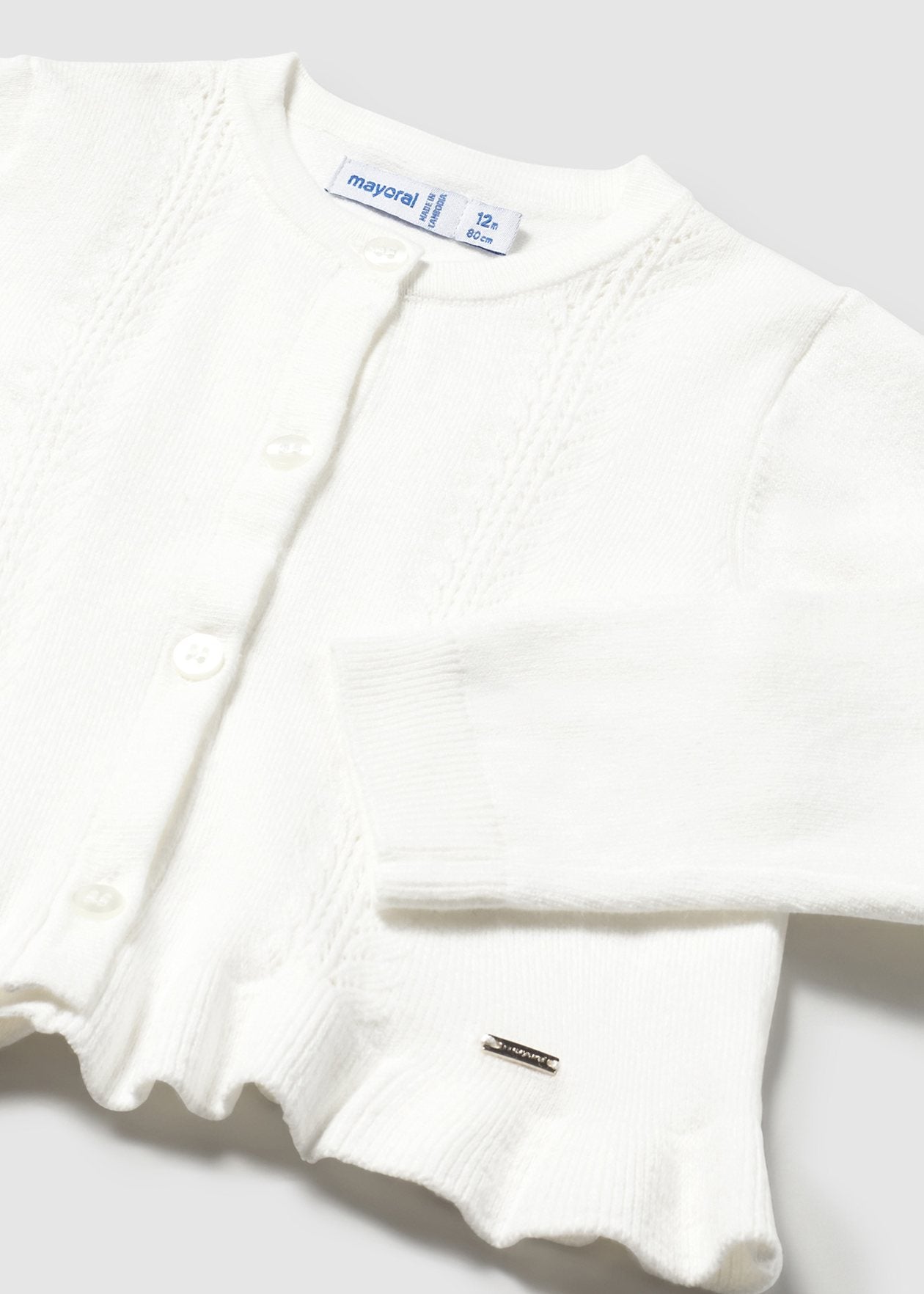 CHALECO NIÑA REBECA CRUDO MAYORAL