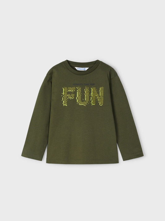 POLERA NIÑO VERDE FUN MAYORAL