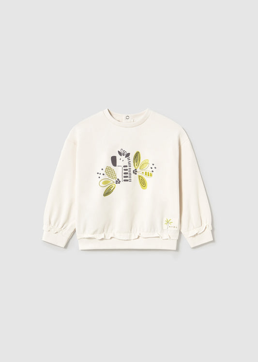 POLERON NIÑA JIRAFA CRUDO MAYORAL