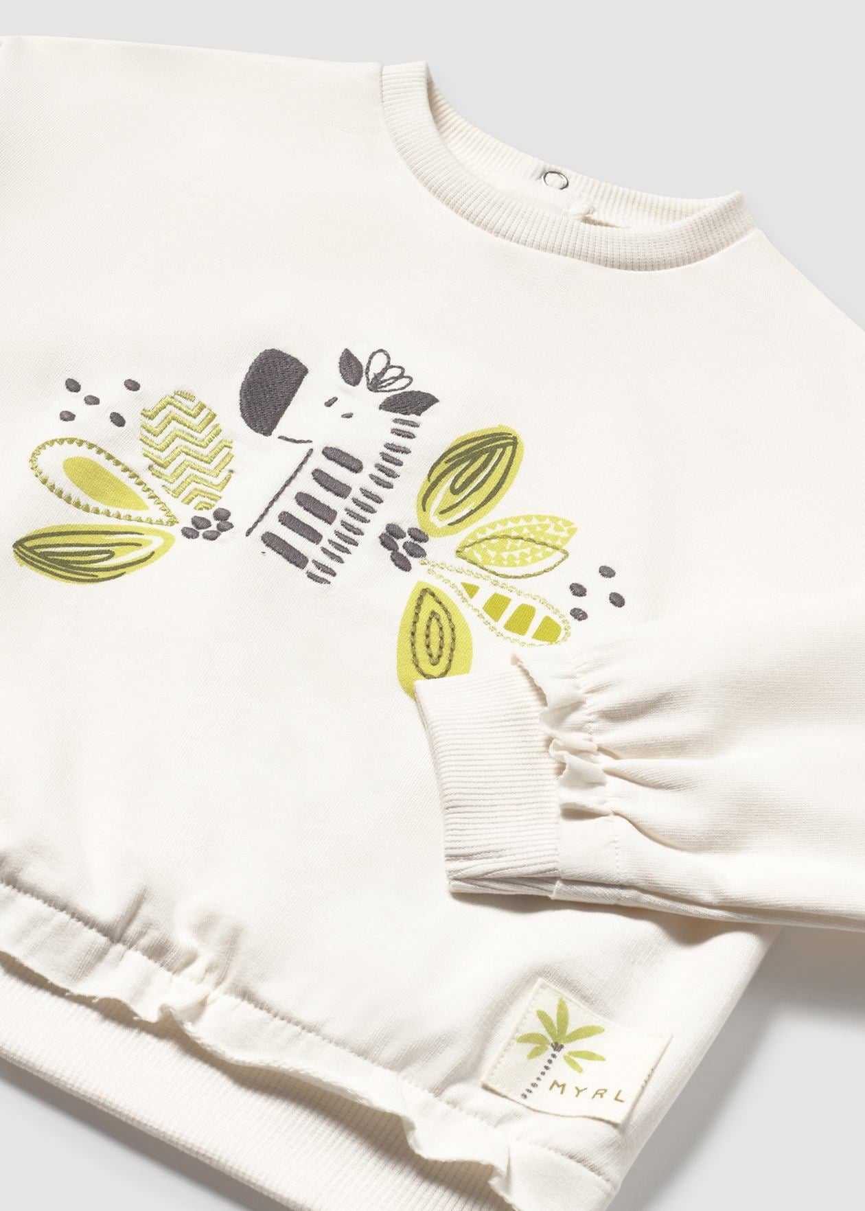 POLERON NIÑA JIRAFA CRUDO MAYORAL