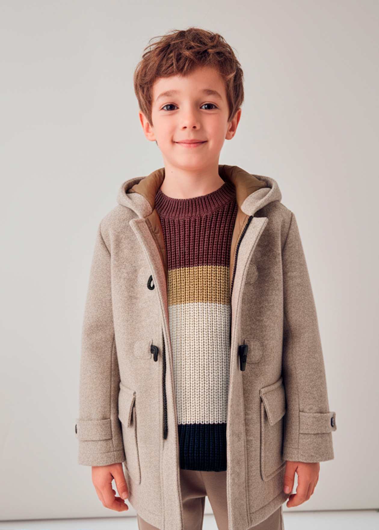 ABRIGO NIÑO TRENKA BEIGE MAYORAL