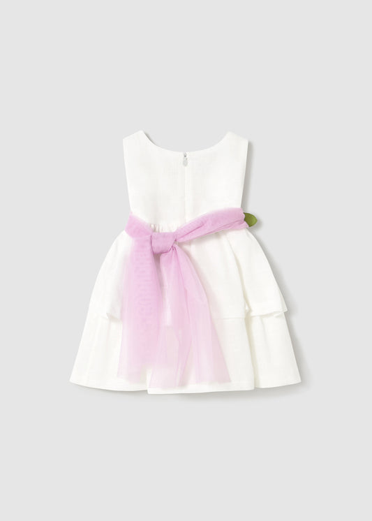 VESTIDO NIÑA BLANCO CEREMONIA MAYORAL