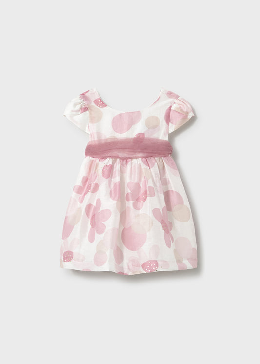 VESTIDO NIÑA ESTAMPADO CEREMONIA ROSA MAYORAL