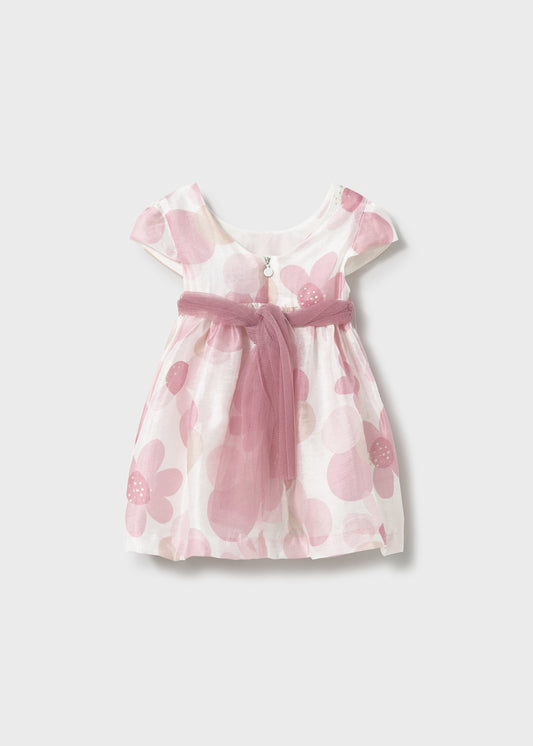 VESTIDO NIÑA ESTAMPADO CEREMONIA ROSA MAYORAL