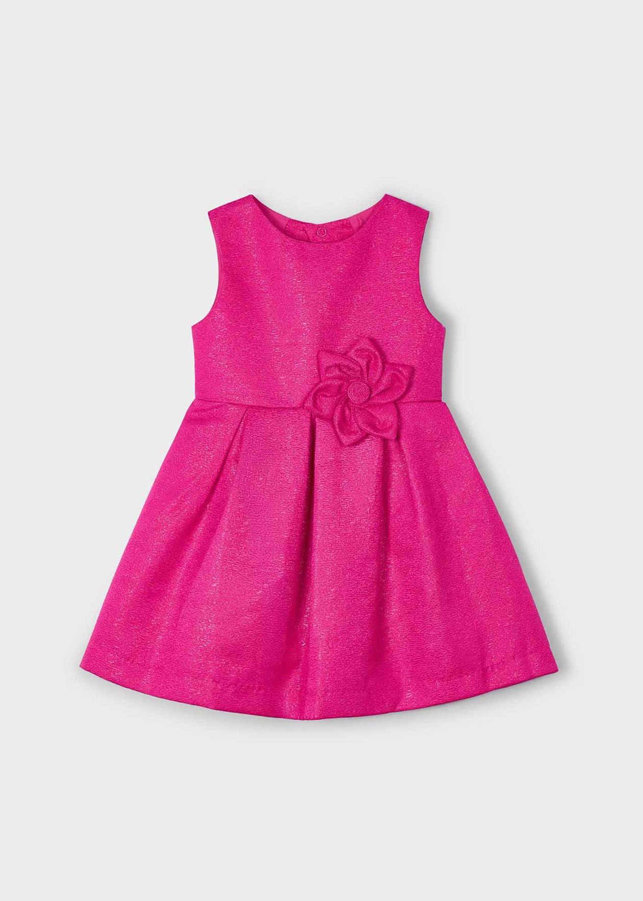 VESTIDO NIÑA BRILLO MAGENTA MAYORAL