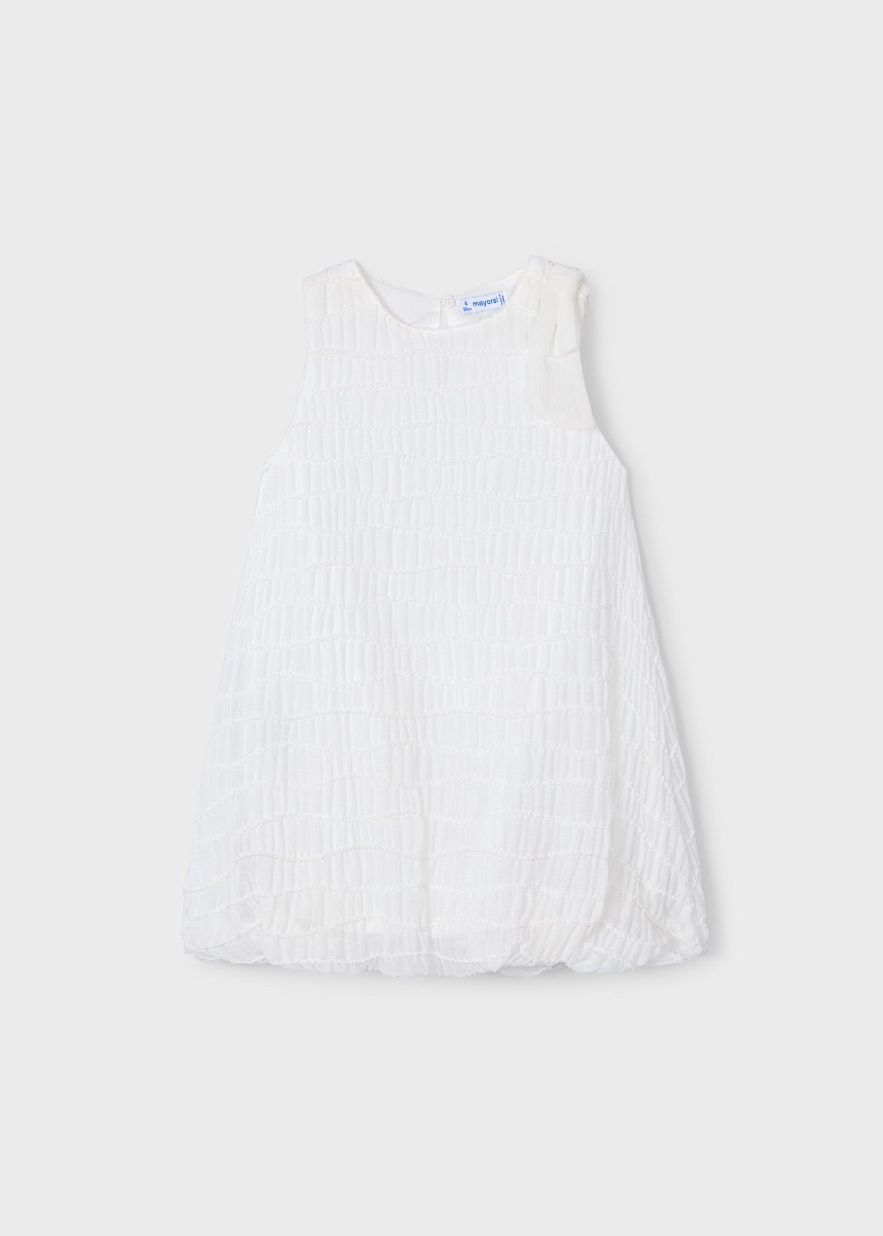 VESTIDO NIÑO GLOBO CRUDO MAYORAL