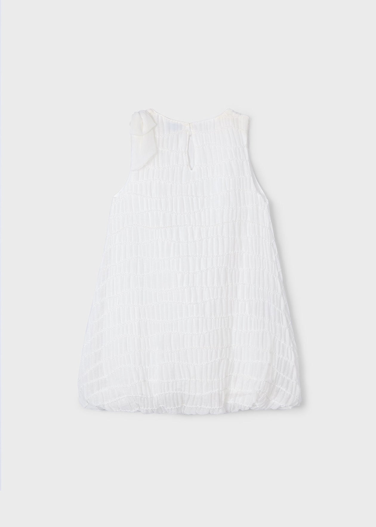 VESTIDO NIÑO GLOBO CRUDO MAYORAL