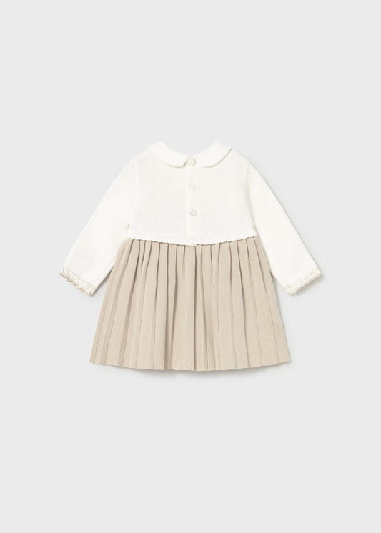VESTIDO NIÑA TRICOT SOJA MAYORAL