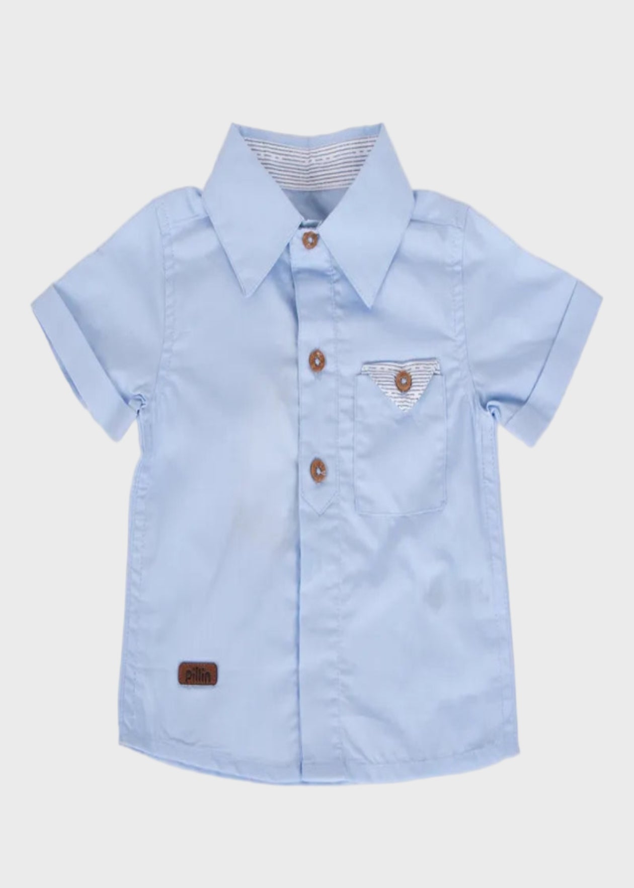 CAMISA NIÑO CELESTE