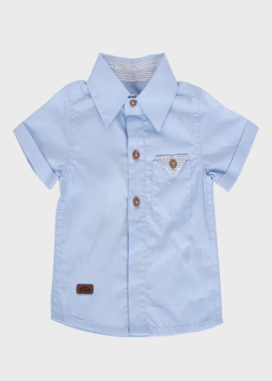 CAMISA NIÑO CELESTE