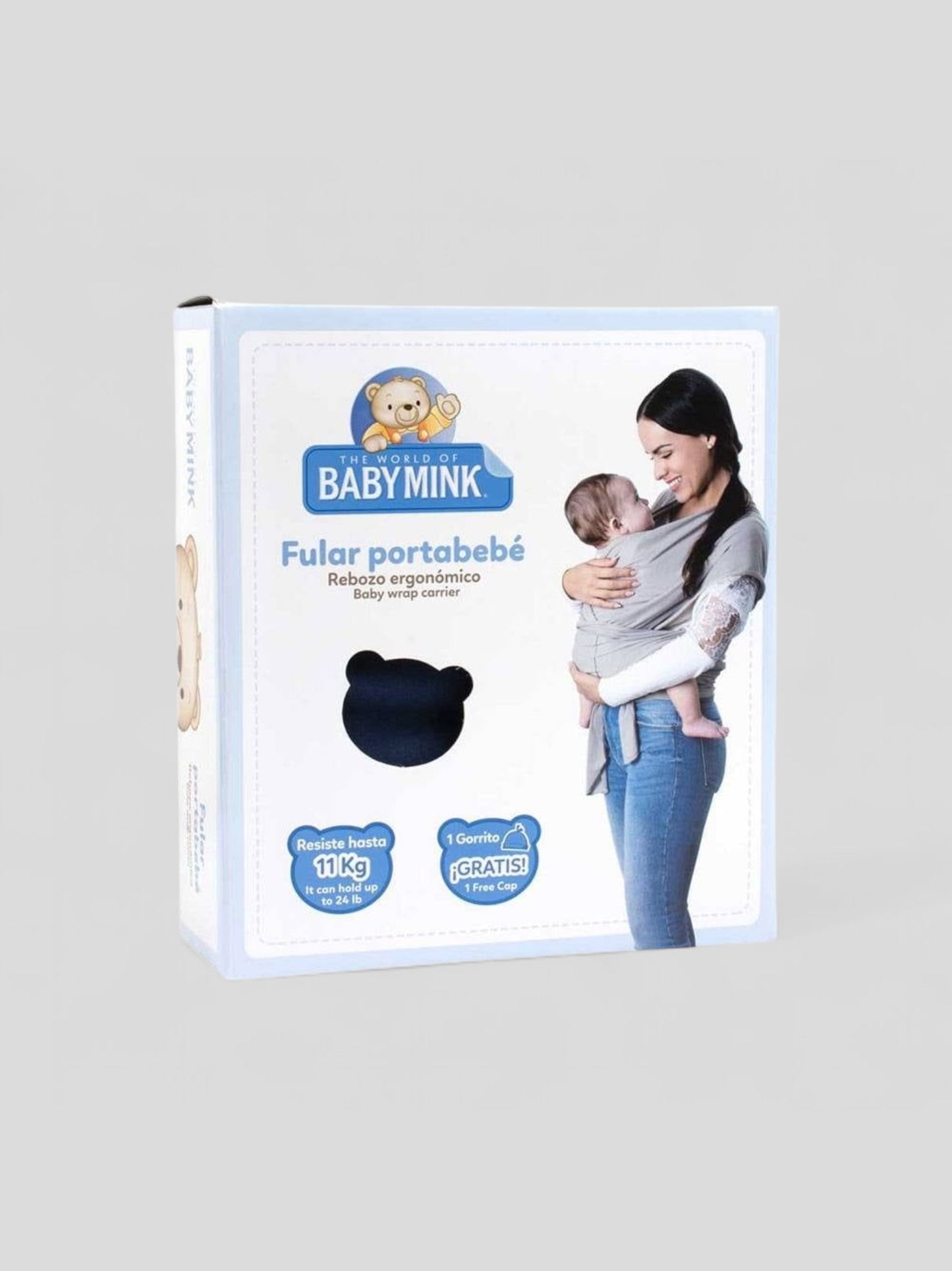 FULAR PORTA BEBE BABY MINK