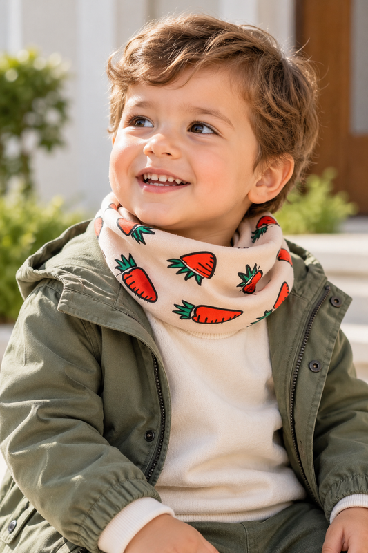 Cuello de Algodón Carrot Beige