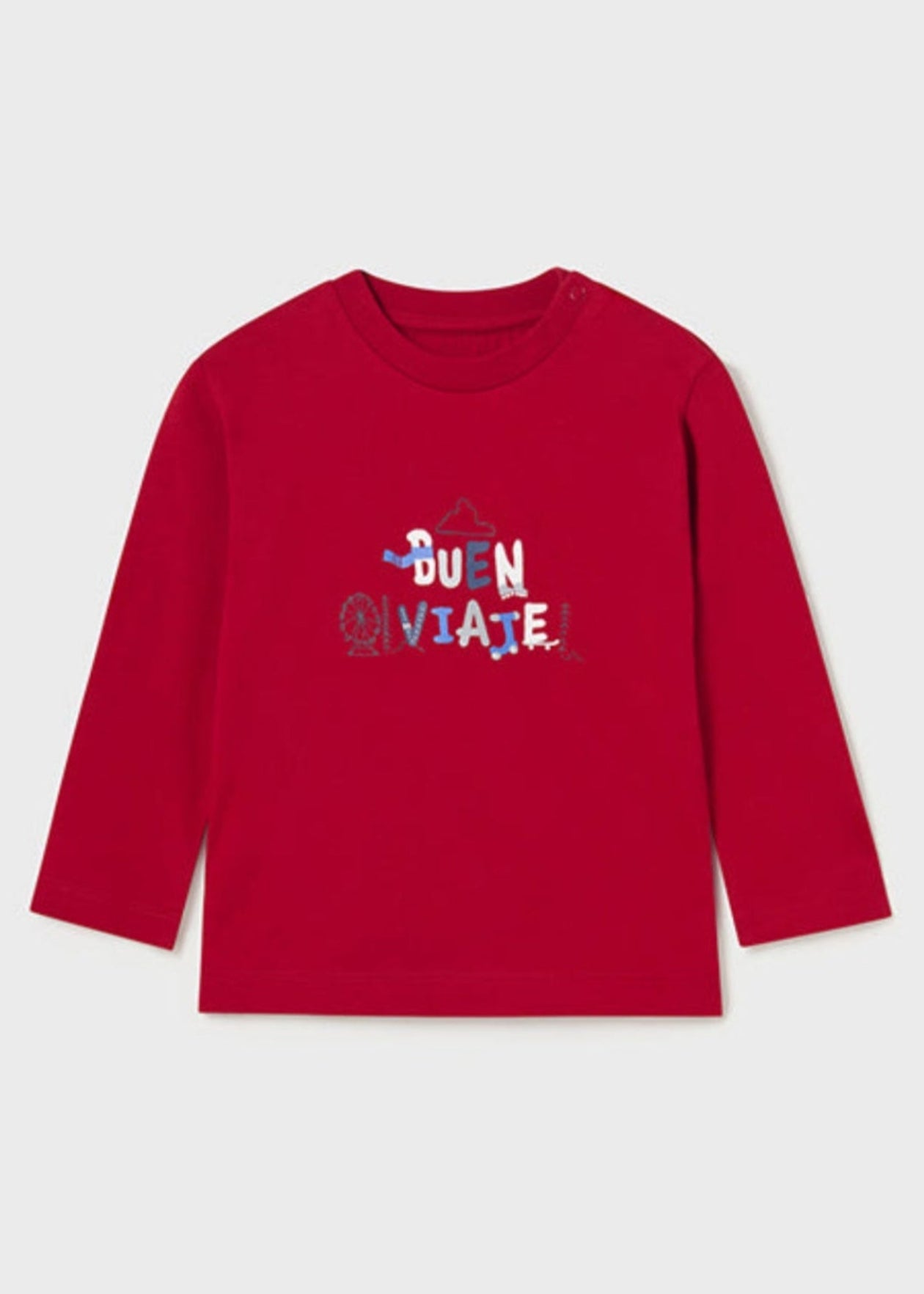 POLERA NIÑO BUEN VIAJE ROJO MAYORAL
