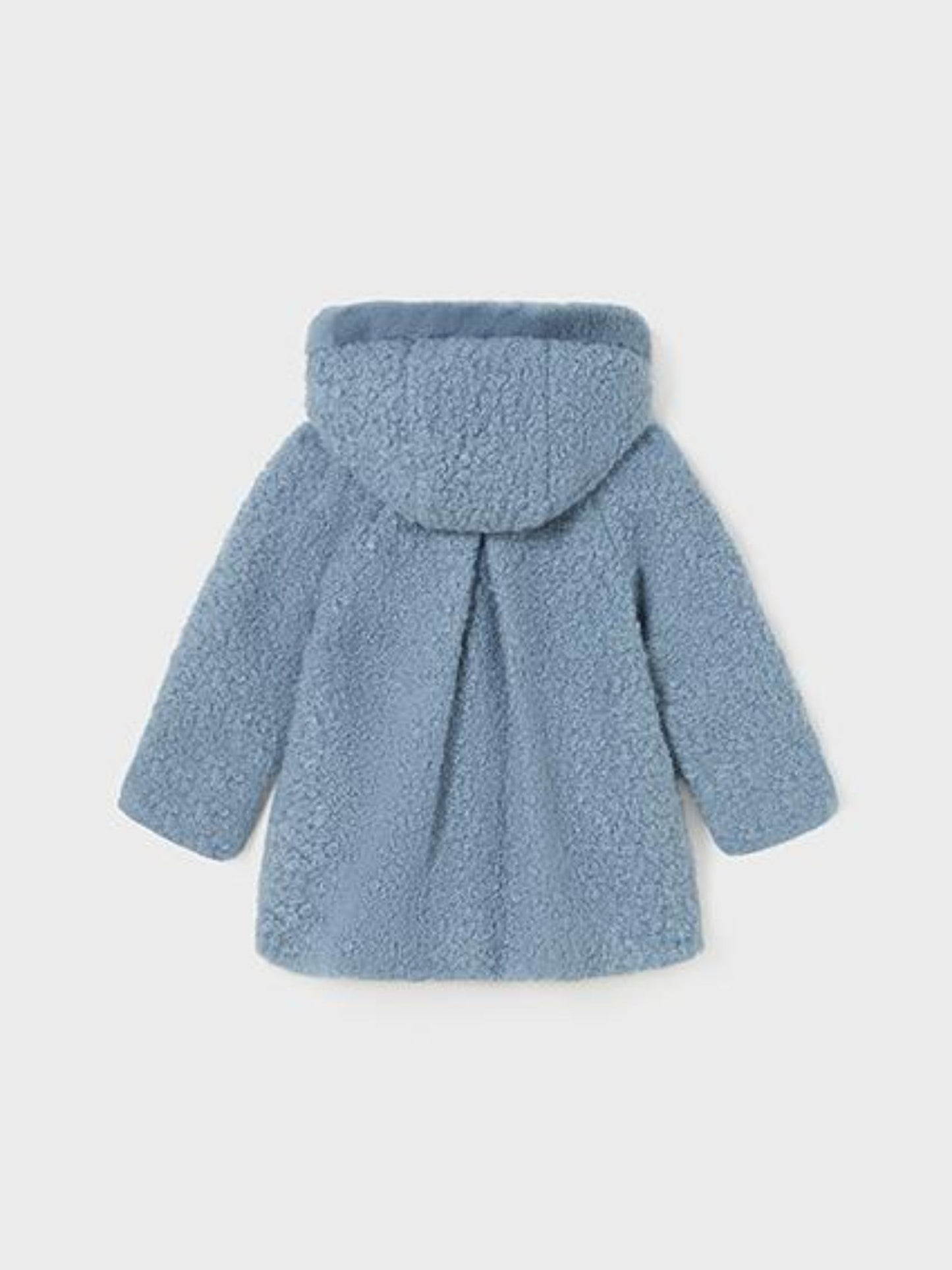 ABRIGO NIÑA RIZO AZUL MAYORAL