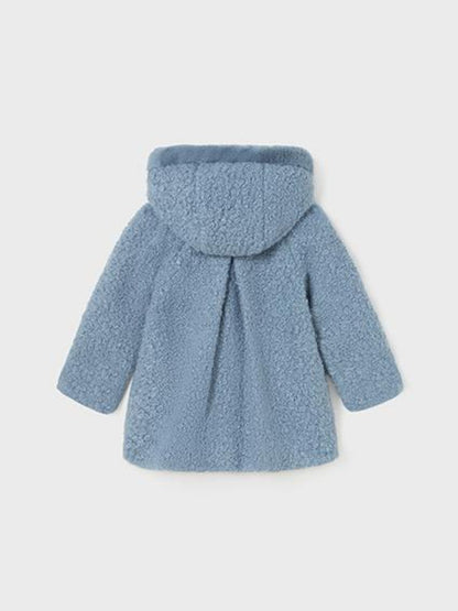 ABRIGO NIÑA RIZO AZUL MAYORAL