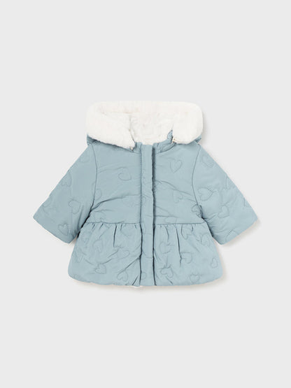 CHAQUETA NIÑA REVERSIBLE CELESTE MAYORAL