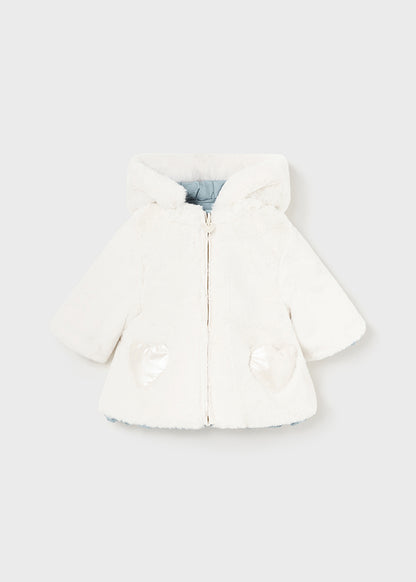 CHAQUETA NIÑA REVERSIBLE CELESTE MAYORAL