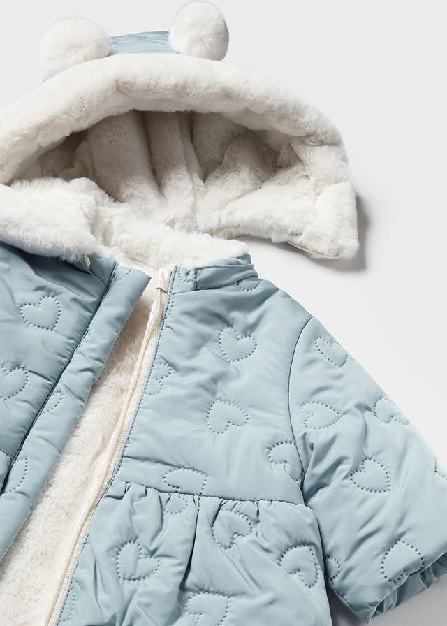 CHAQUETA NIÑA REVERSIBLE CELESTE MAYORAL