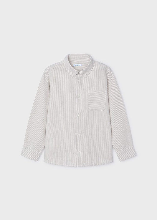 CAMISA NIÑO RAYAS BEIGE MAYORAL