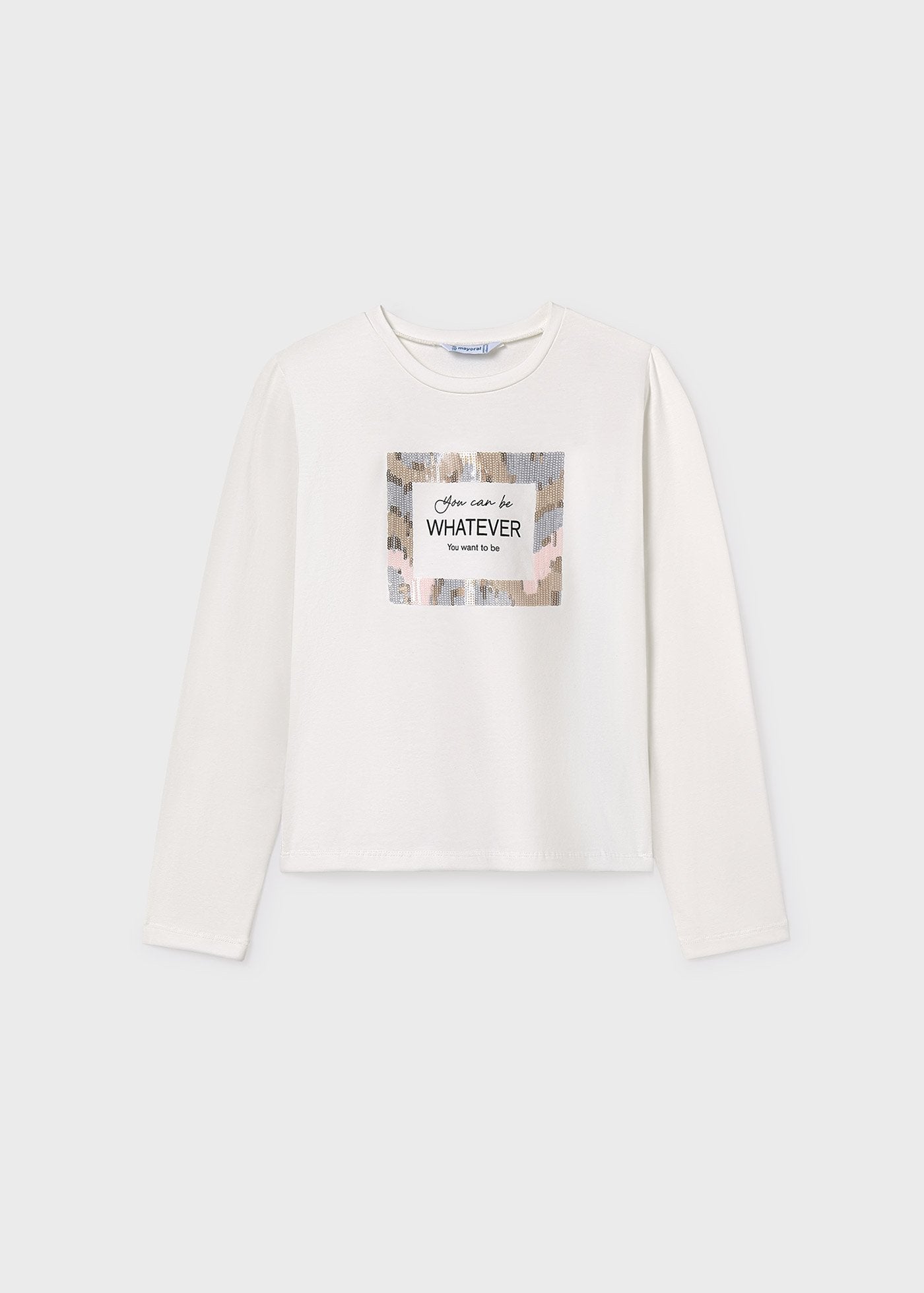 POLERA NIÑA ML NATA-NUDE MAYORAL