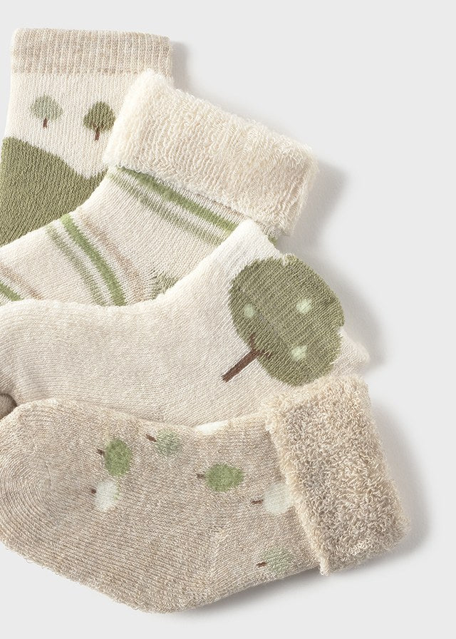 SET CALCETINES NIÑO 4 PARES SALVIA MAYORAL