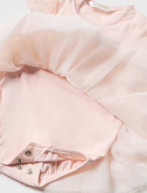 VESTIDO NIÑA MARIPOSA DIADEMA ROSADO MAYORAL