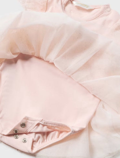 VESTIDO NIÑA MARIPOSA DIADEMA ROSADO MAYORAL