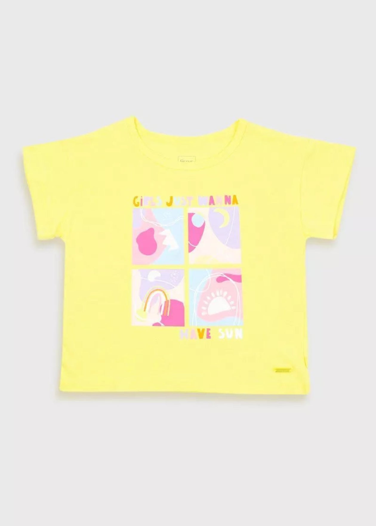 POLERA NIÑA AMARILLA