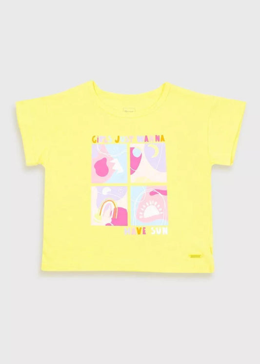 POLERA NIÑA AMARILLA