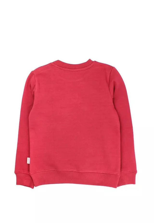 POLERON NIÑA CERRADO BURDEO