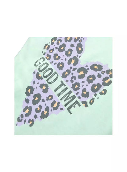 POLERA NIÑA VERDE CLARO