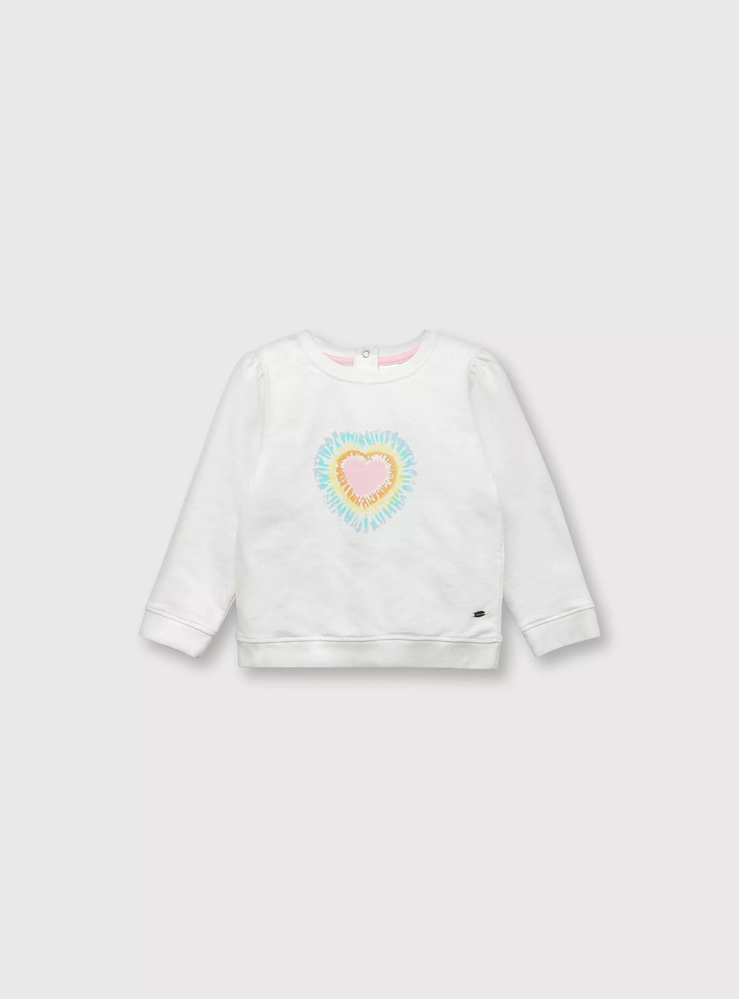 POLERON NIÑA CERRADO BLANCO