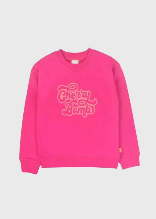 POLERON NIÑA CERRADO FUCSIA