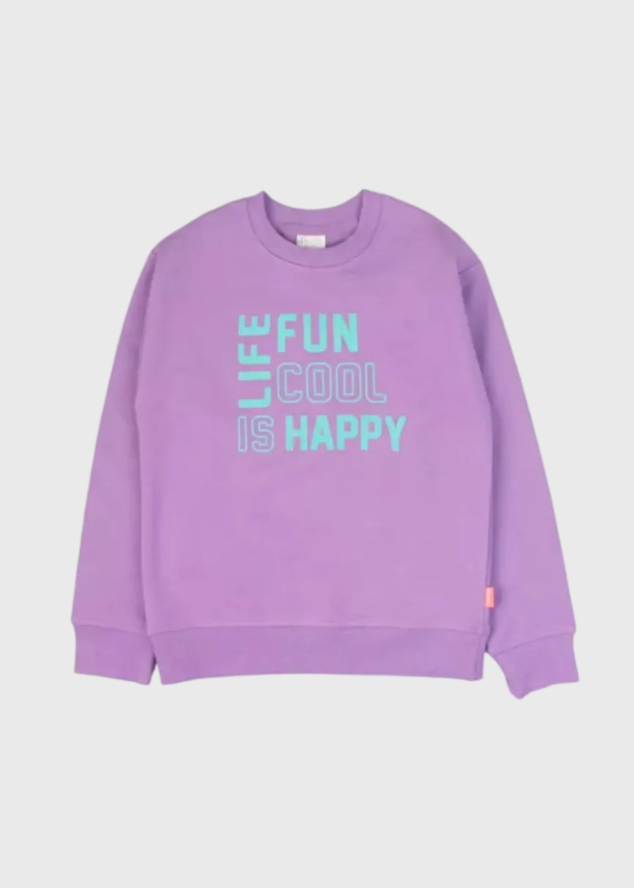 POLERON NIÑA CERRADO MORADO