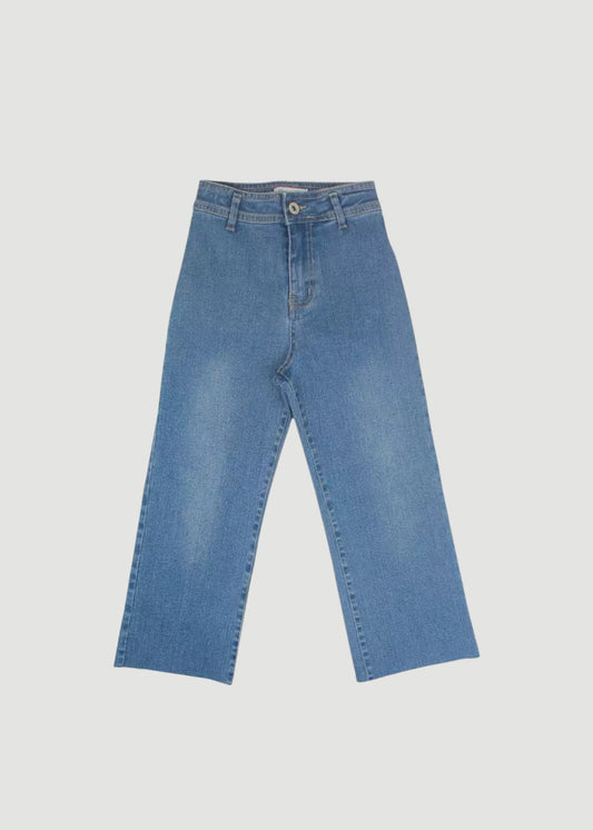 JEANS NIÑA PALAZZO AZUL