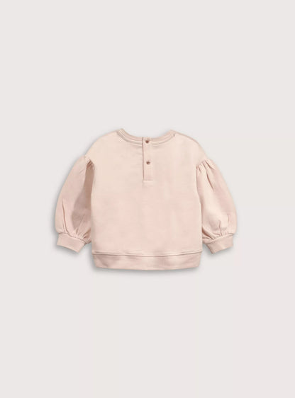 POLERON NIÑA CERRADO ROSADO