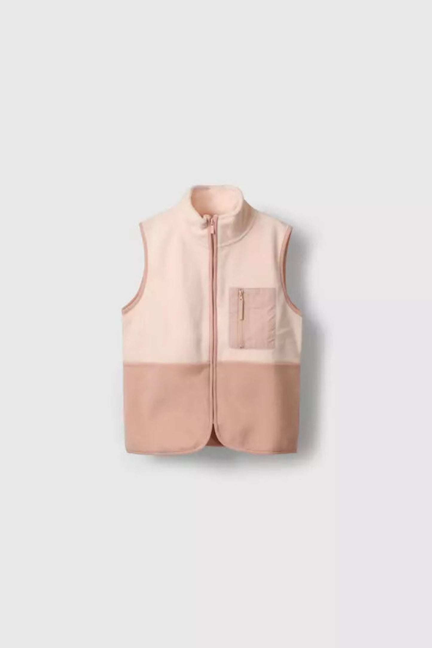 POLAR SIN MANGA NIÑA ROSADO