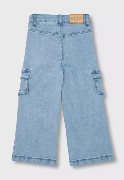 JEANS NIÑA PALAZZO DENIM